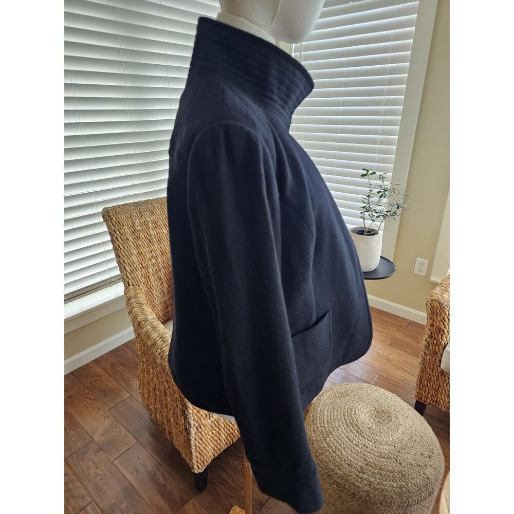 Old Navy Women’s Black Two Button Open Front Wool… - image 2